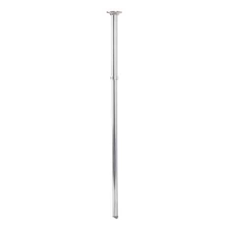 Utopia Alley Utopia Alley Rustproof L-Shaped Corner Rod Vertical Ceiling Support Bar  Chrome VS1SS